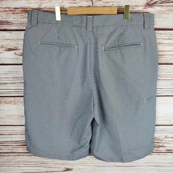 Pro Tour Cool Play Mens 36x10 Black/White Houndstooth Golf Shorts           #121 - Picture 6 of 12